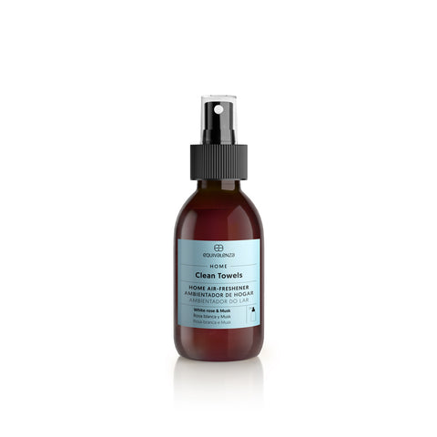 Ambientador espray hogar Clean Towels (Rosa Blanca y Musk)