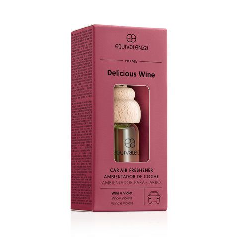 Ambientador de coche Delicious Wine (Vino y Violeta)
