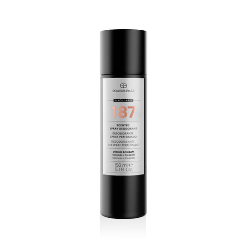 Desodorante espray perfumado Black Label 187