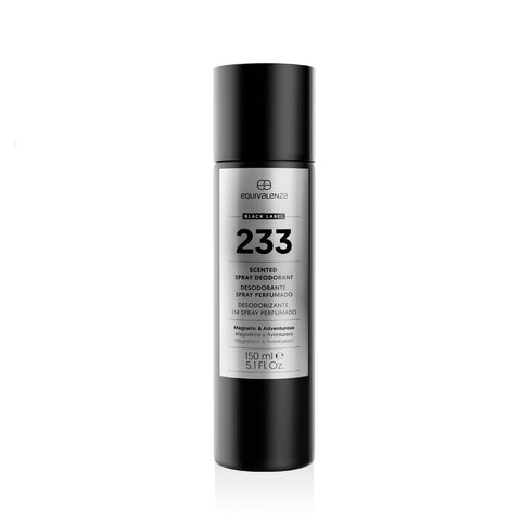 Desodorante espray perfumado Black Label 233