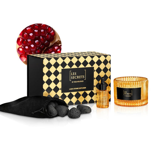 Set de Piedras de Lava Les Secrets Grenade Rouge